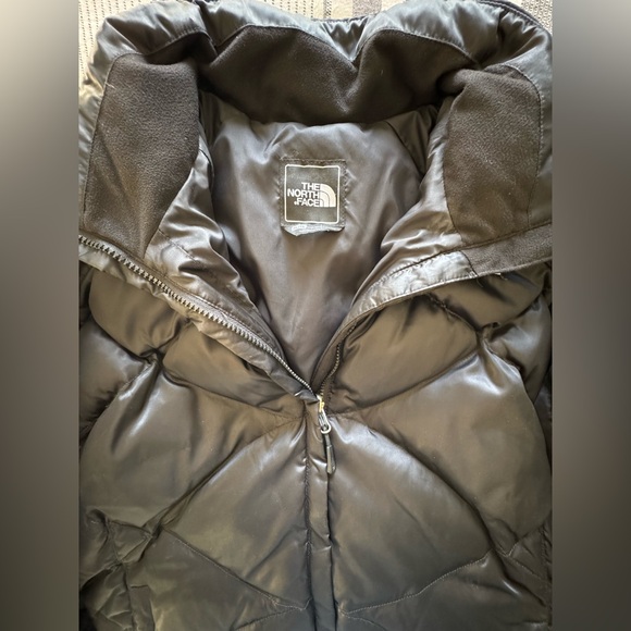 The North Face 550 Puffer Black Down Jacket Womens  XL - Picture 9 of 13